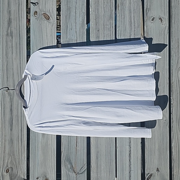 NWT Eileen Fisher White Mock Neck Top - Picture 2 of 7